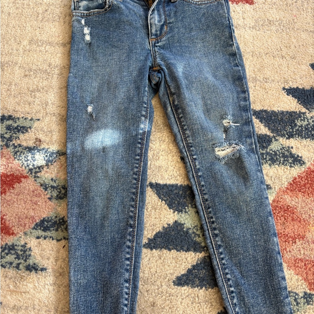 GAP Kids Distressed Jeans - Classic Blue